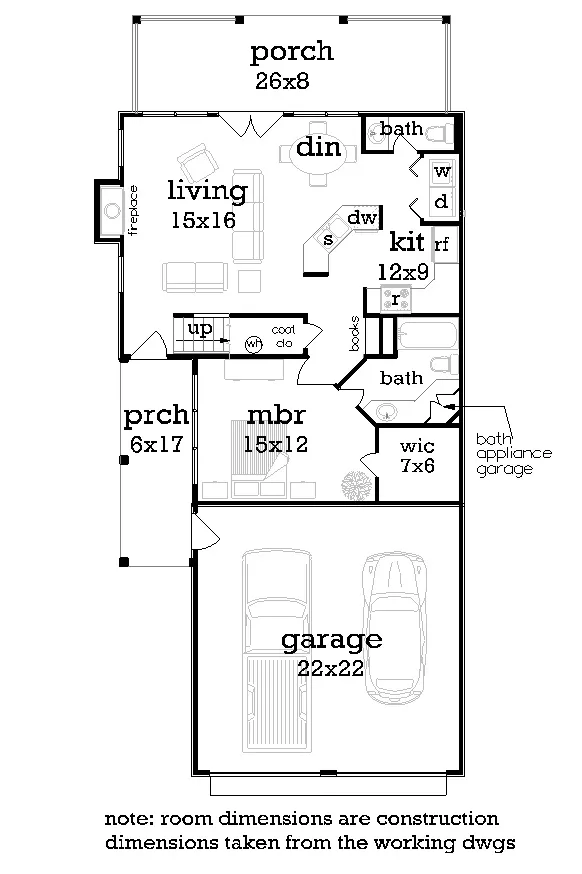 Main Level Floor Plan